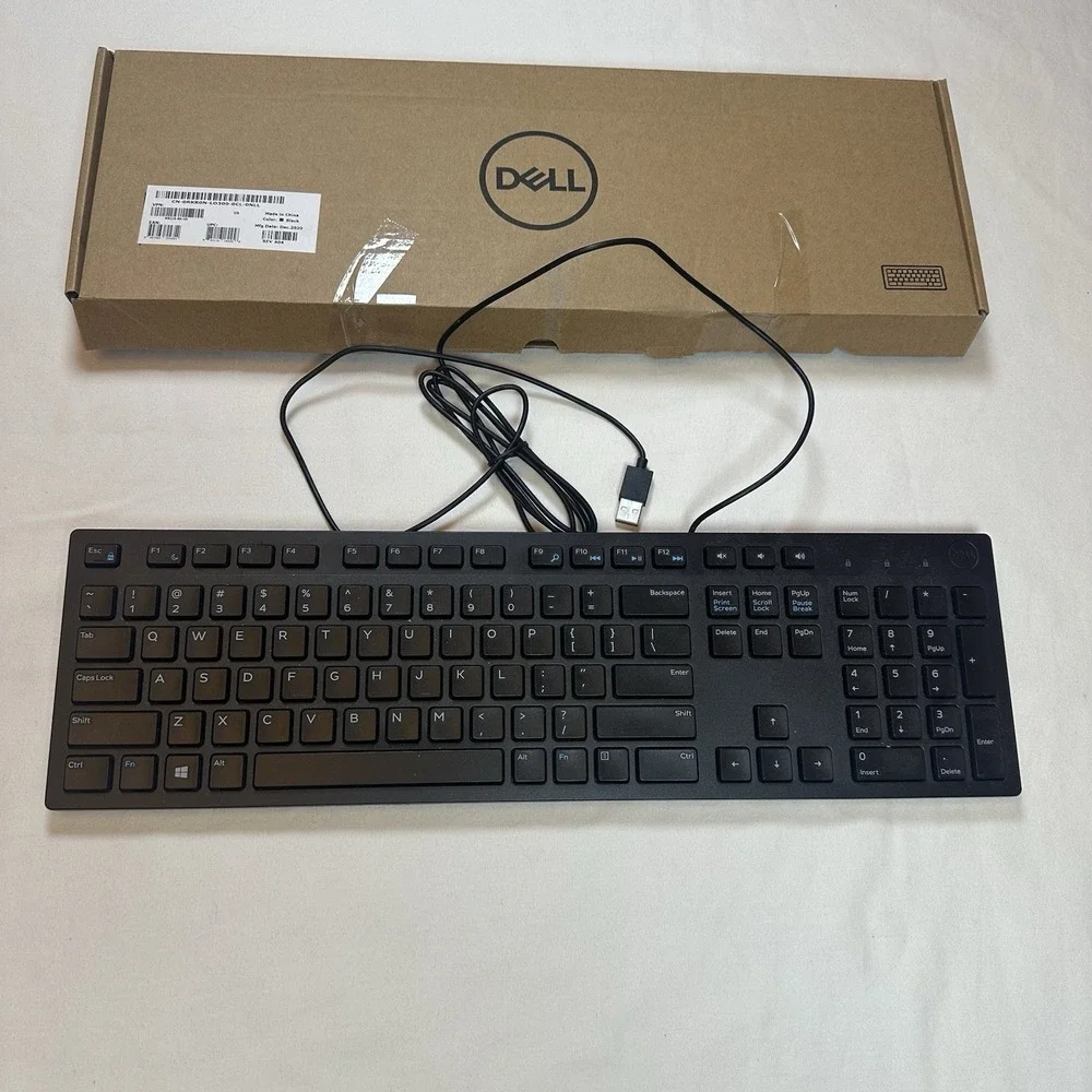 Dell KB216-BK-US Wired Keyboard -‎ Black